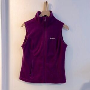 Columbia Purple Fleece Vest